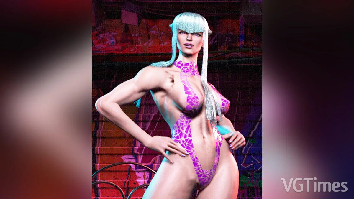 Street Fighter 6 — Манон в бикини Black Tape