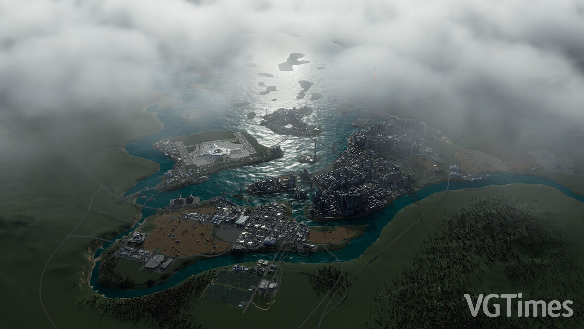 Cities: Skylines 2 — Megacity, 140 thousand population, good productivity