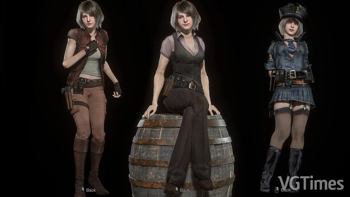 Resident Evil 4 Remake (2023) — Helen Harper's outfit for Ashley