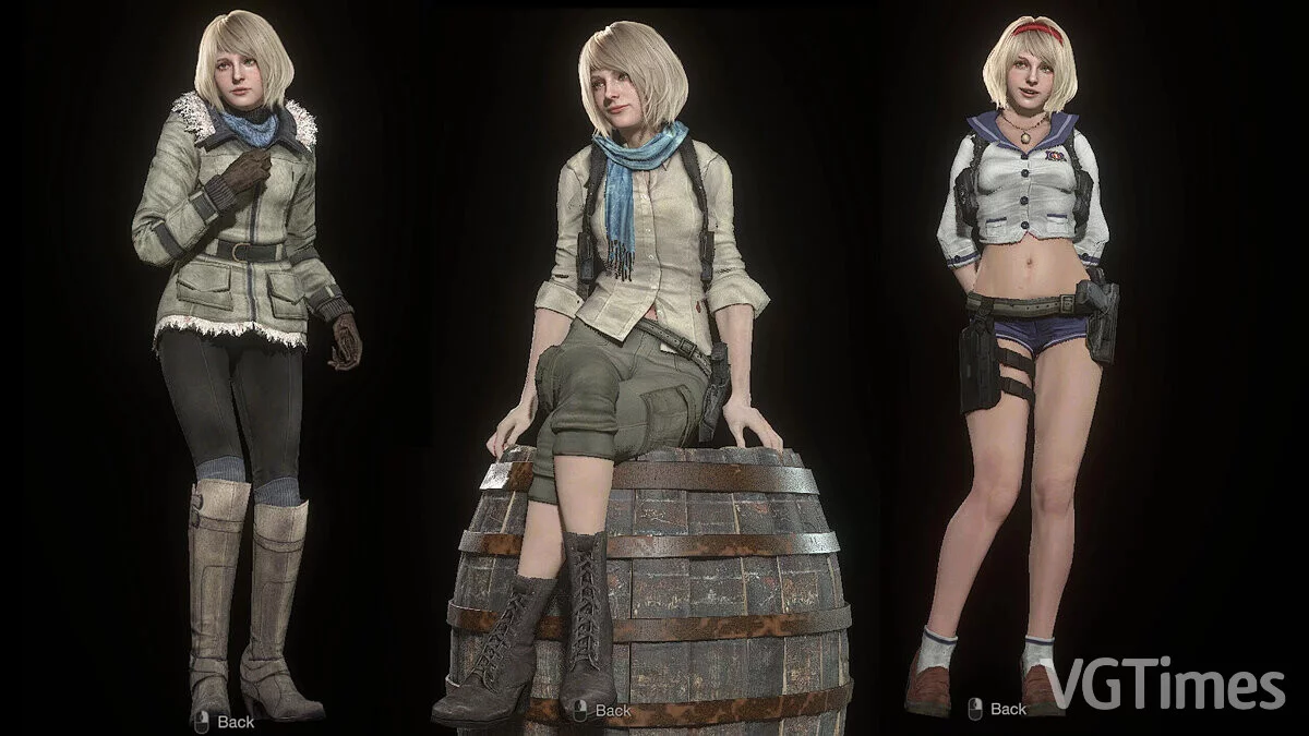 Resident Evil 4 Remake (2023) — Sherry Birkin's outfit for Ashley