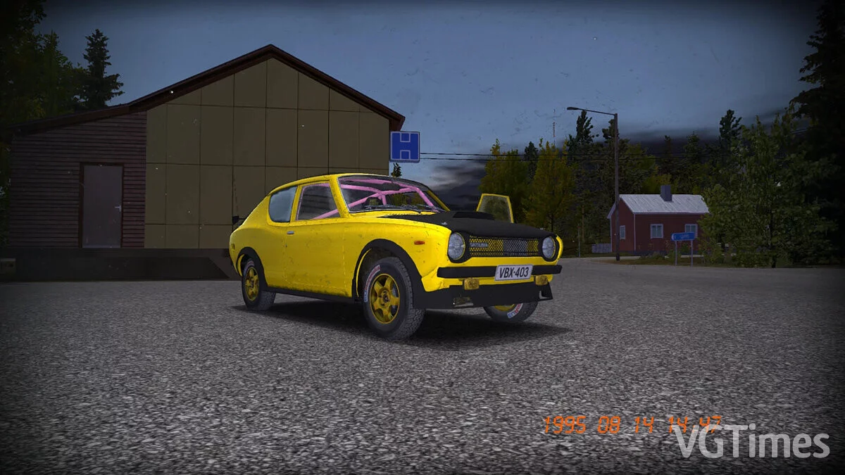 My Summer Car — Customized Satsuma with license plate