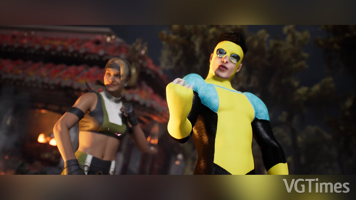 Mortal Kombat 1 — Invincible instead of Johnny Cage