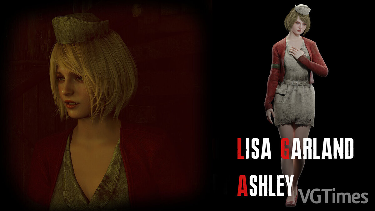 Resident Evil 4 Remake (2023) — Nurse clothes from the game Silent Hill 1 for Ashley