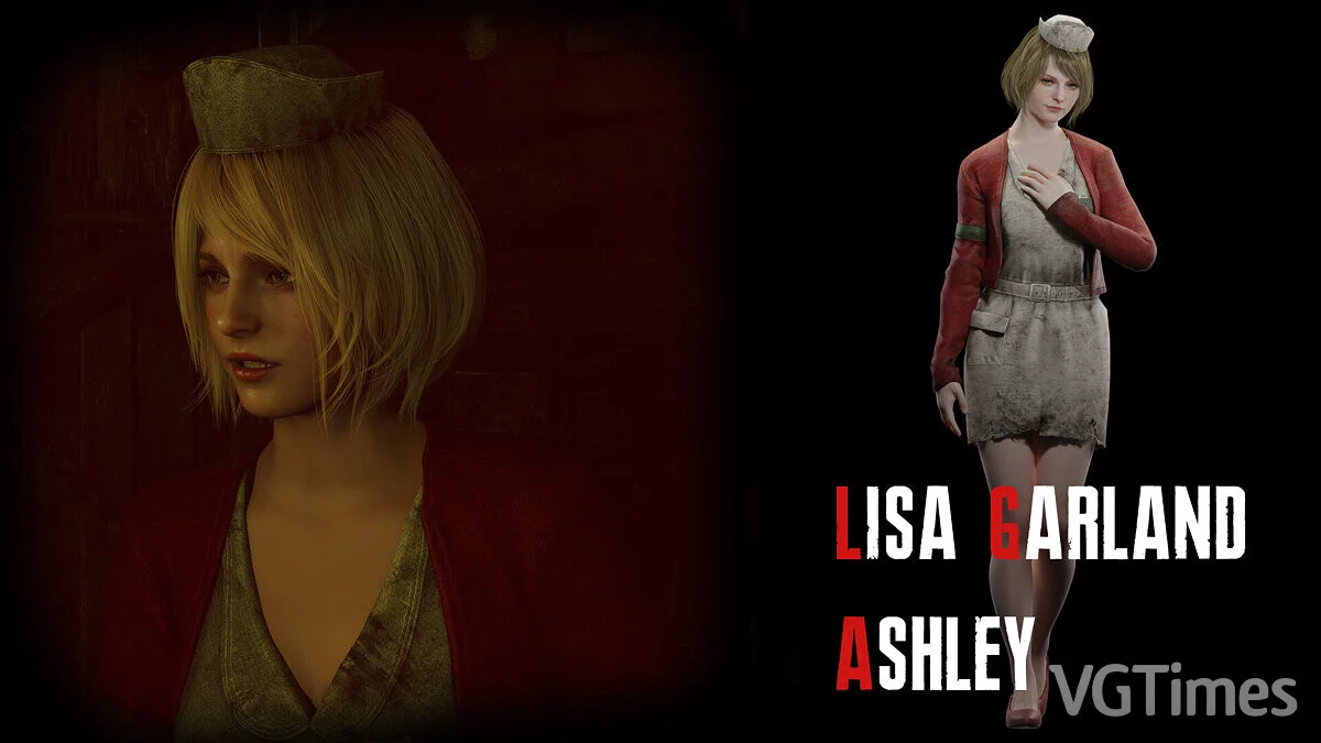 Resident Evil 4 Remake (2023) — Ropa de enfermera del juego Silent Hill 1 para Ashley