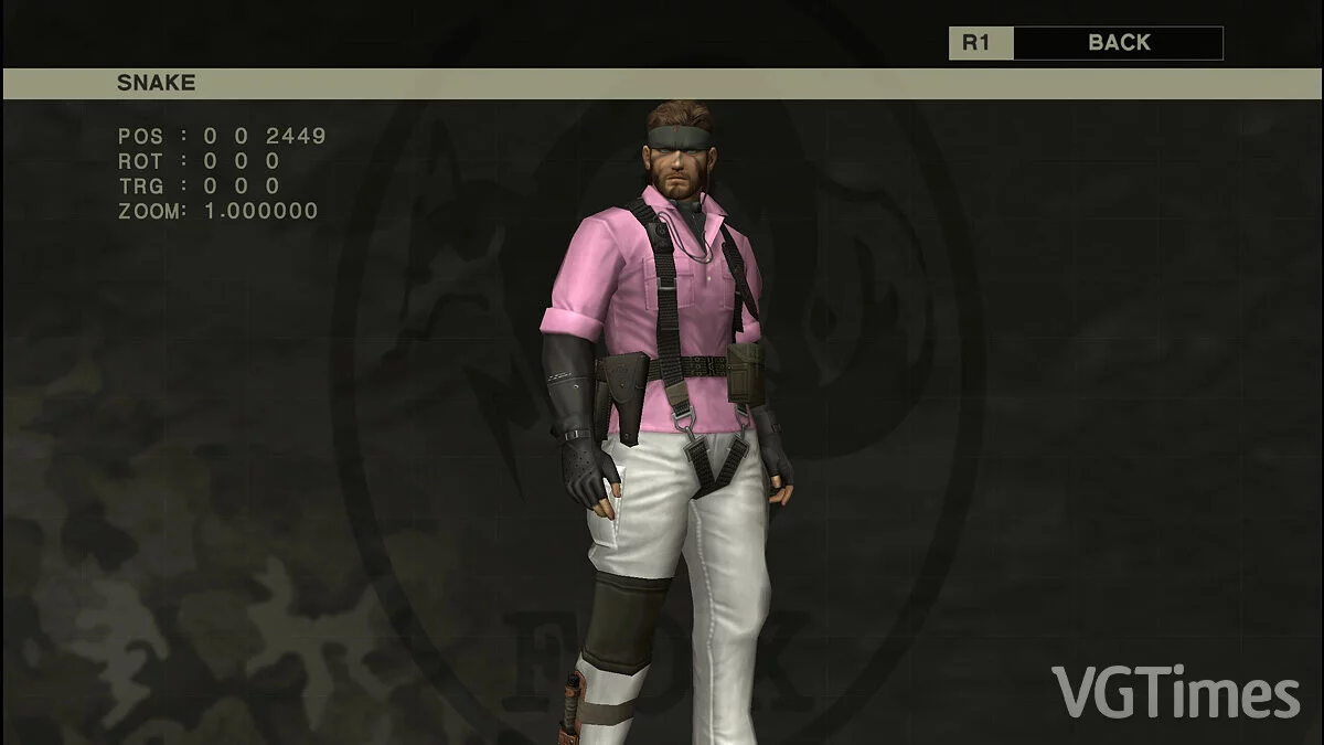 Metal Gear Solid: Master Collection Vol. 1 — Country style clothes