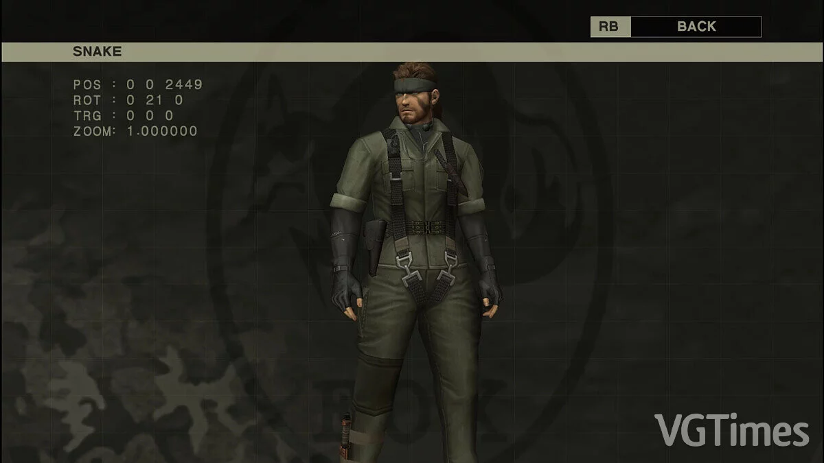 Metal Gear Solid: Master Collection Vol. 1 — Ceinture vide du serpent