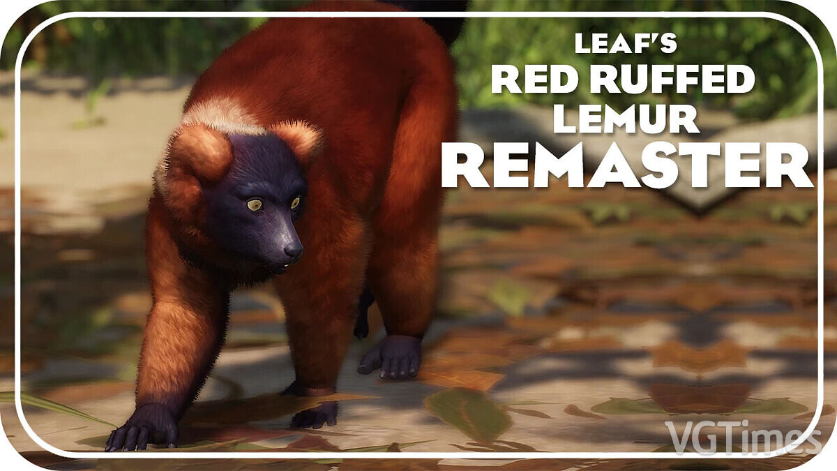 Planet Zoo — Red-eared lemur remaster