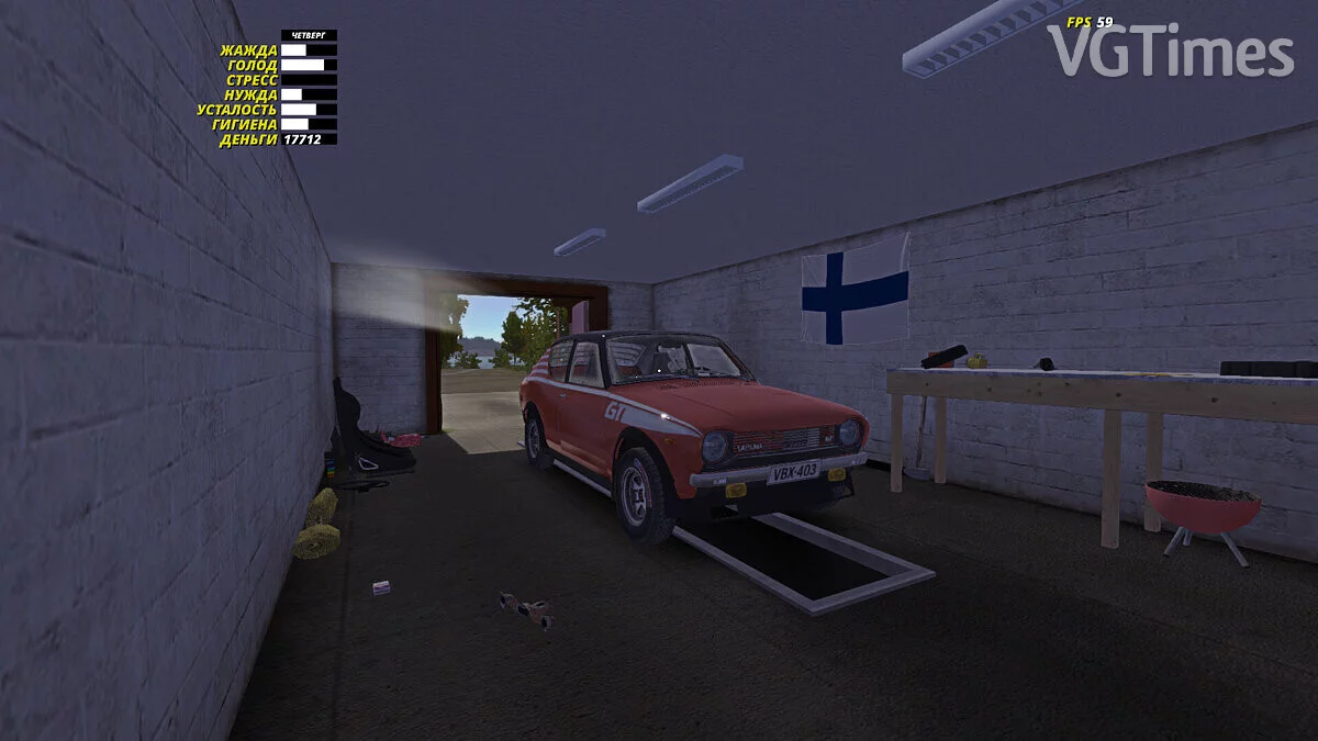 My Summer Car — Saving with GT-Satsuma, 17k marks in the account