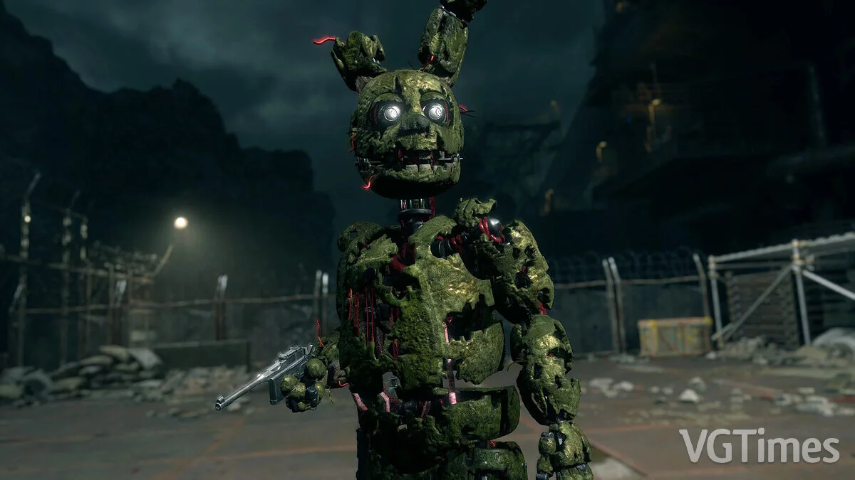 Resident Evil 4 Remake (2023) — Springtrap en lugar de León