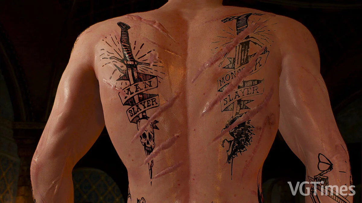 The Witcher 3: Wild Hunt - Complete Edition — Татуировки для Геральта