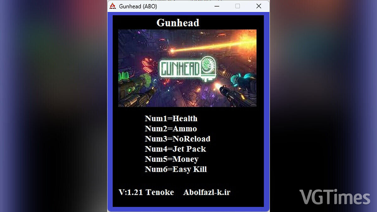 Gunhead — Trainer (+6) [1.21]