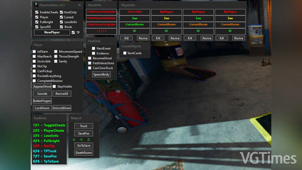 Phasmophobia — Trainer for Cheat Engine [UPD: 10/27/2023]