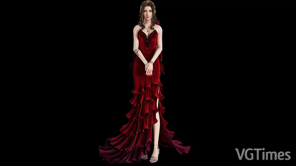 Final Fantasy VII Remake — Aerith's evening dress