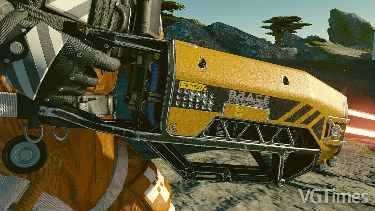 Starfield — Желтый промышленный резак