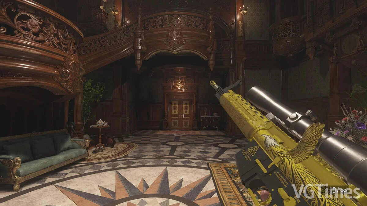 Resident Evil Village — Золотий LR33 з гри Counter-Strike Online 2