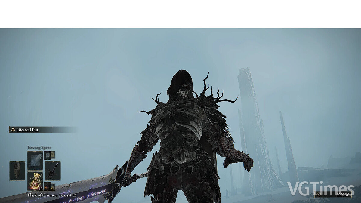 Elden Ring — Dark ghost armor from the game Dark souls 3