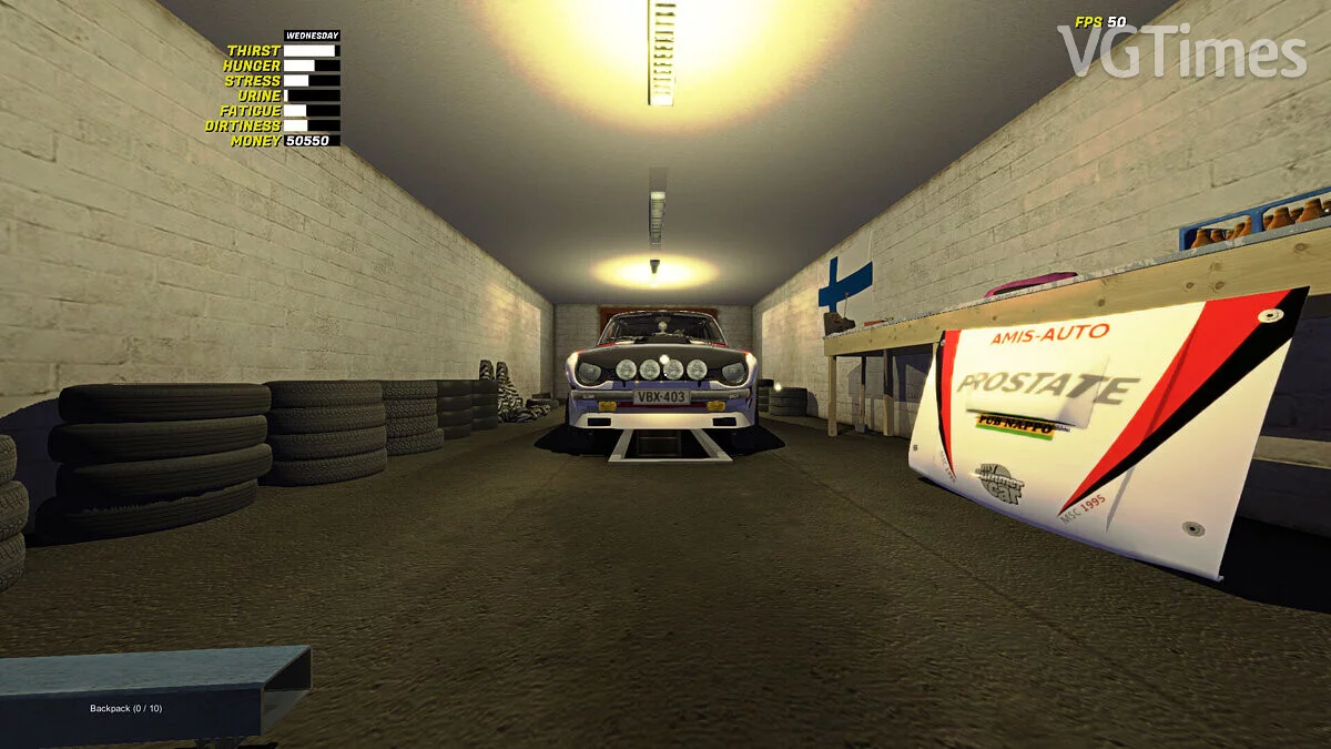 My Summer Car — Збереження My Summer Car (MSC), Ралі сатсума
