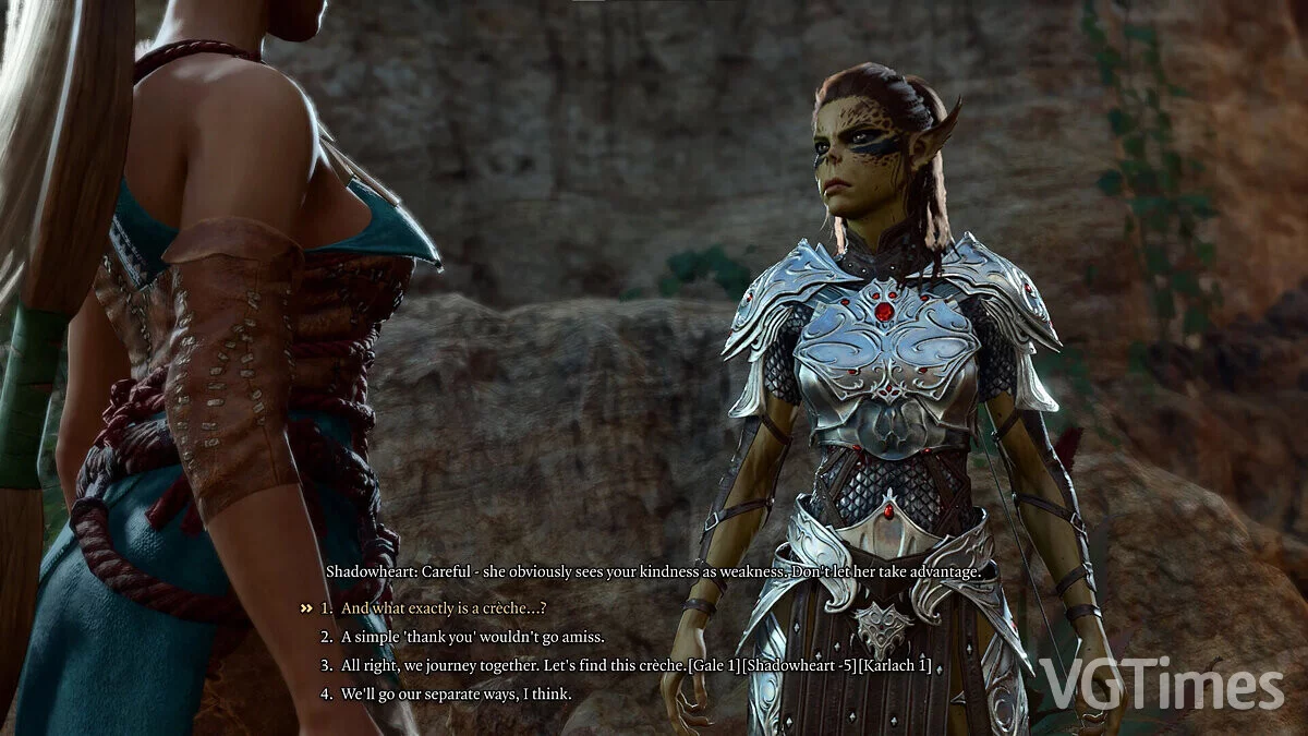 Baldur&#039;s Gate 3 — Демонстрация одобрения реплик в диалогах