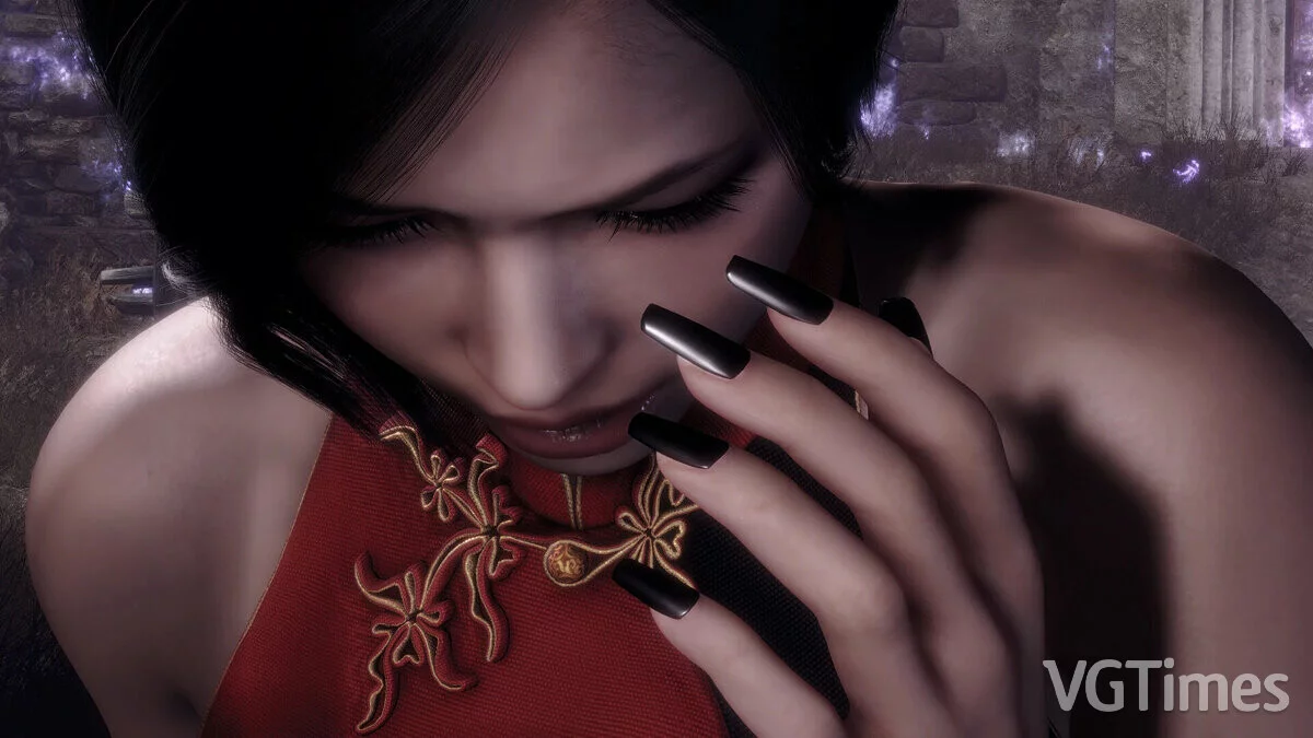 Resident Evil 4 Remake: Separate Ways — Long black nails for Ada