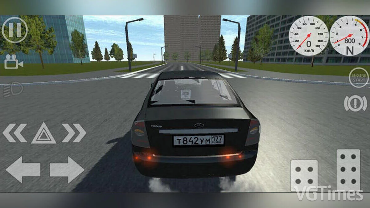 Simple Car Crash Physics Sim — Форд Фокус 2
