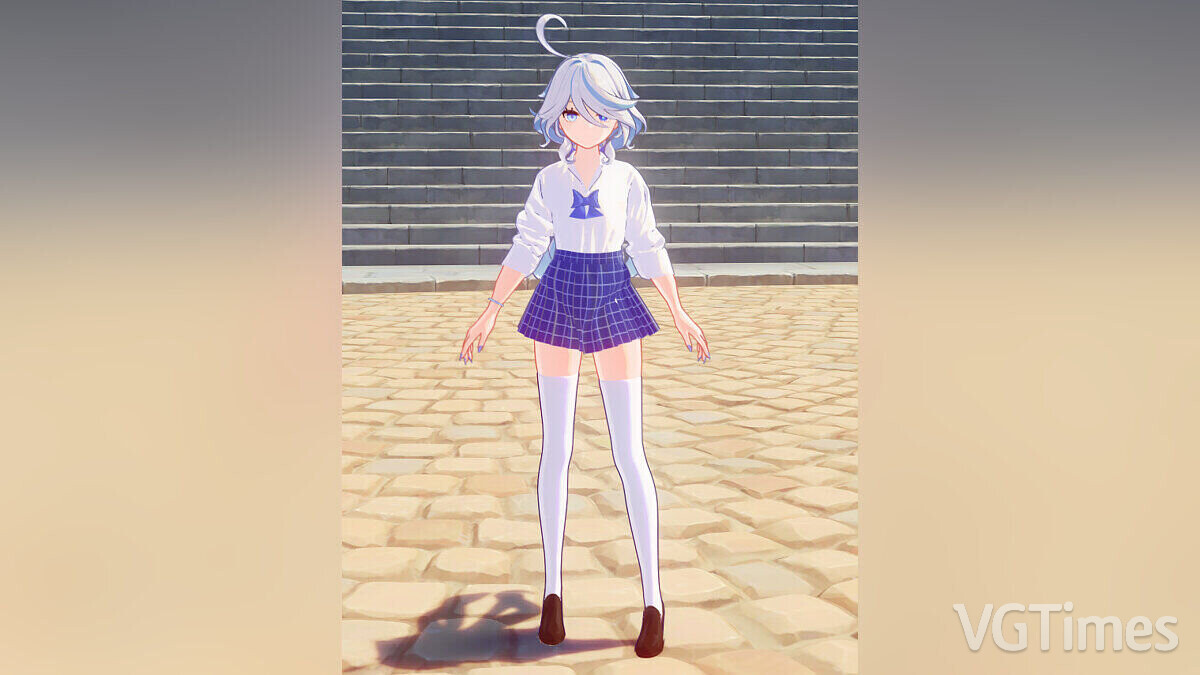 Genshin Impact — Furina in school uniform