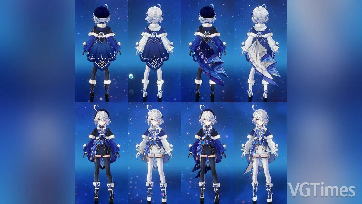 Genshin Impact — Фурина в зимней одежде