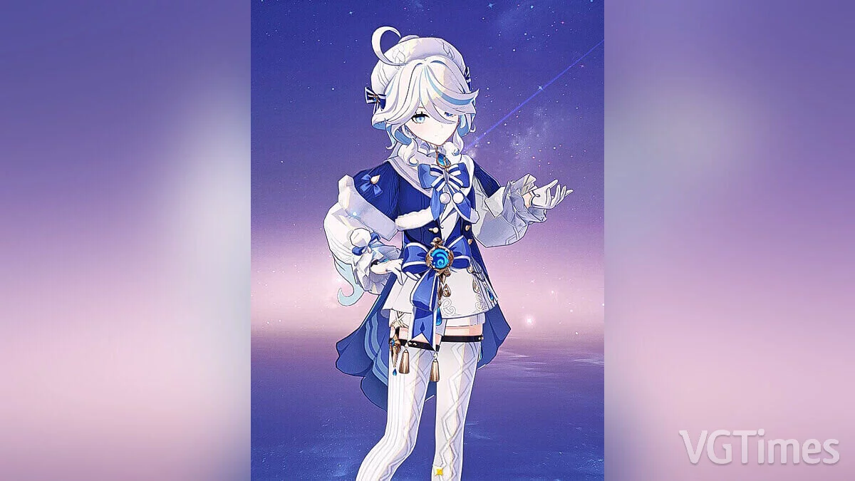 Genshin Impact — Фурина в зимней одежде