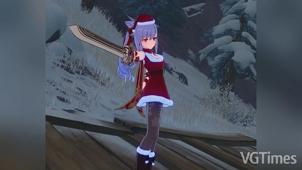 Genshin Impact — Ké Qing Santa Kostümü