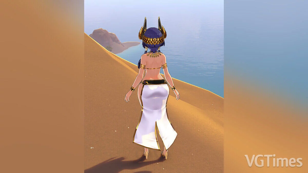 Genshin Impact — Kendice Karanlık Güneş Kostümüyle