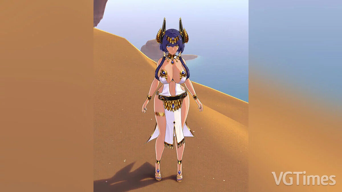 Genshin Impact — Kendice Karanlık Güneş Kostümüyle