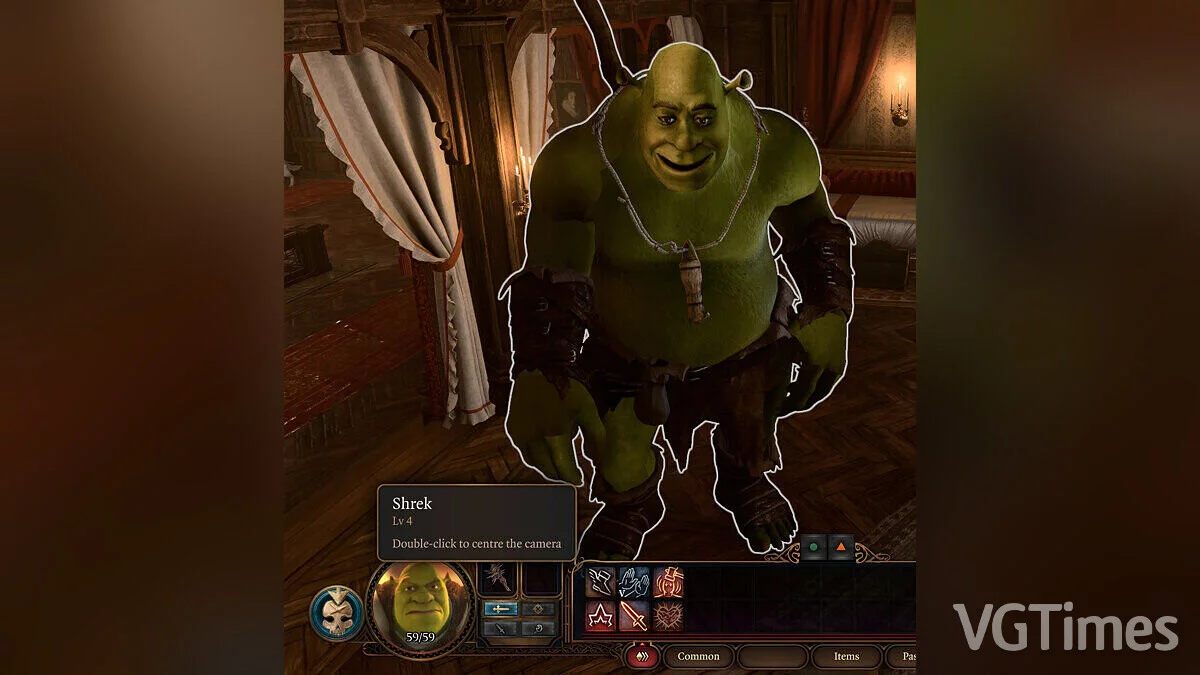 Baldur's Gate 3 — Супутник Шрек