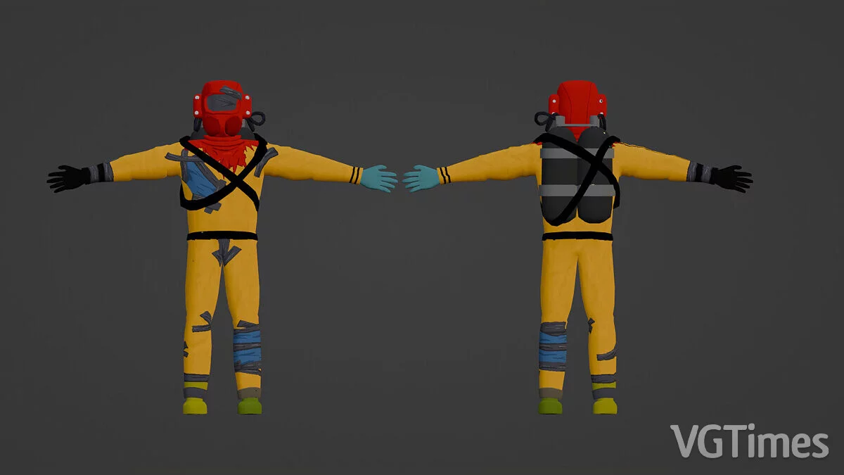 Lethal Company — Disfraz del juego Rust.