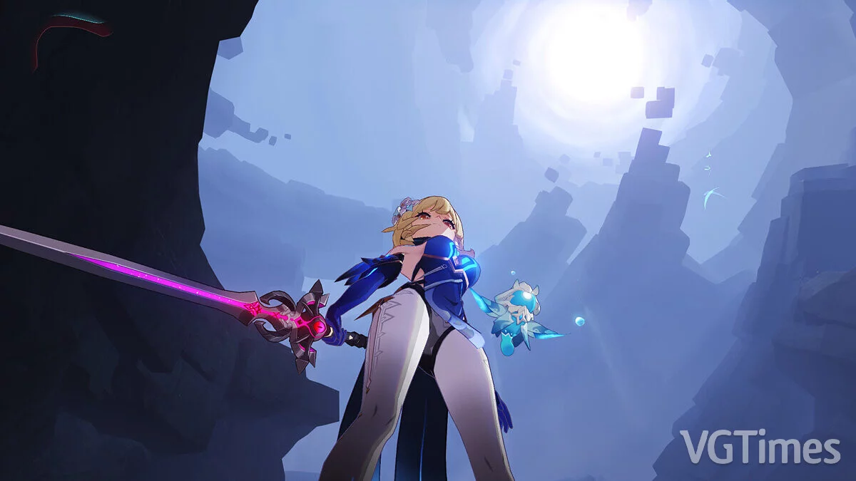 Genshin Impact — Люмин в одежде Mirror Maiden