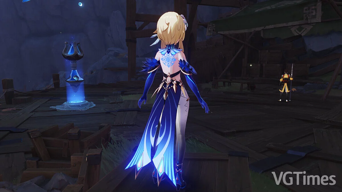 Genshin Impact — Люмин в одежде Mirror Maiden