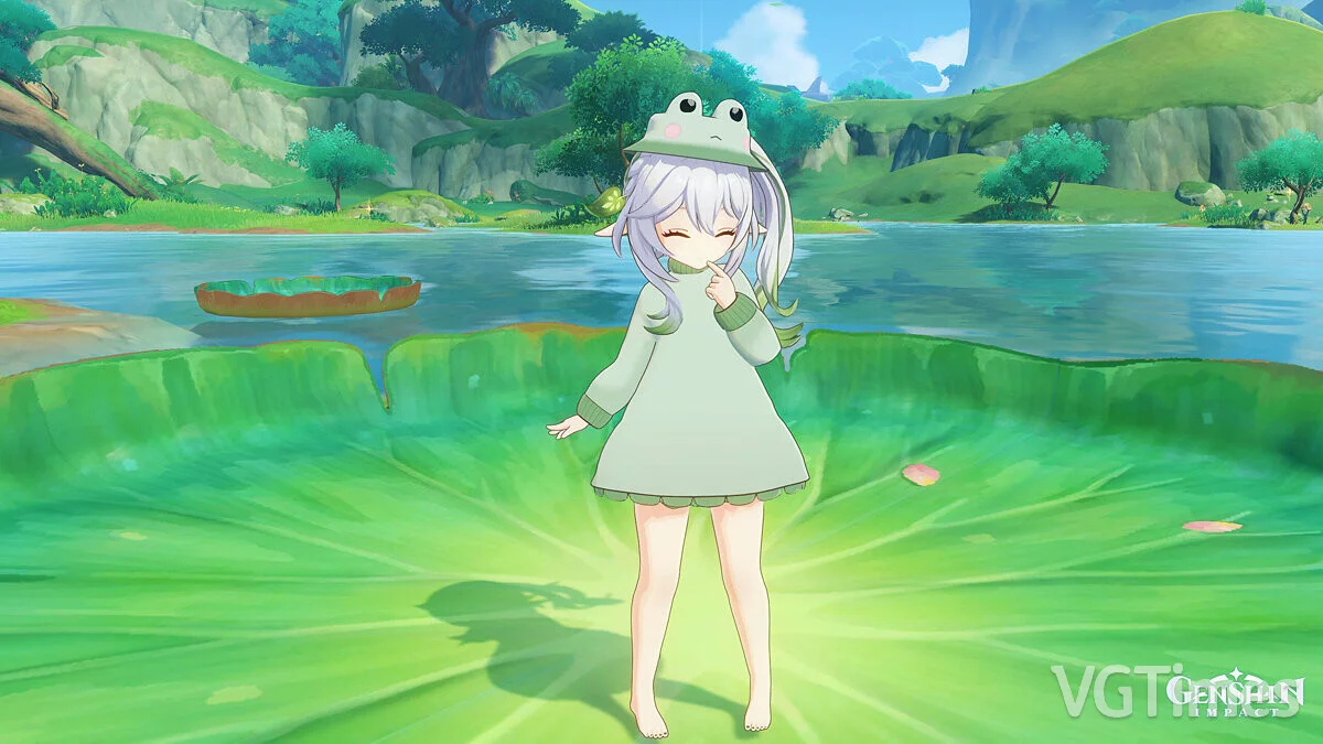 Genshin Impact — Kurbağa Kostümündeki Nahida