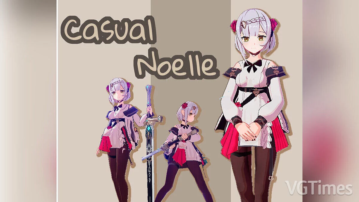 Genshin Impact — Noelle en ropa casual