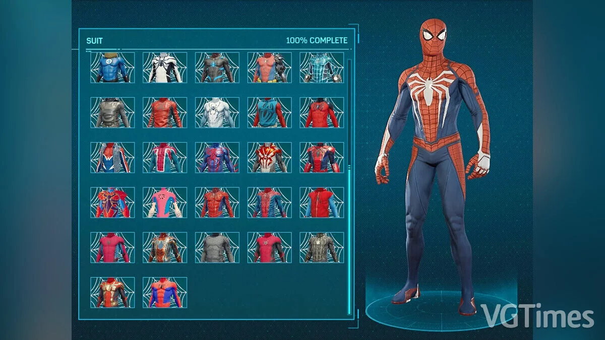 Marvel&#039;s Spider-Man Remastered — Nuevos iconos para trajes.