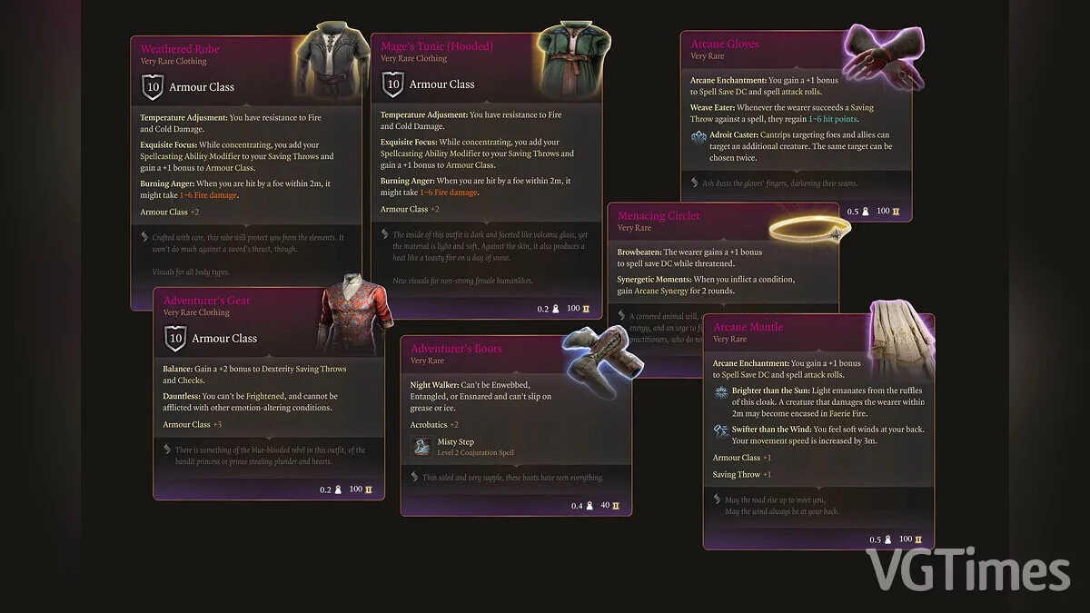 Baldur&#039;s Gate 3 — Новый набор брони и одежды
