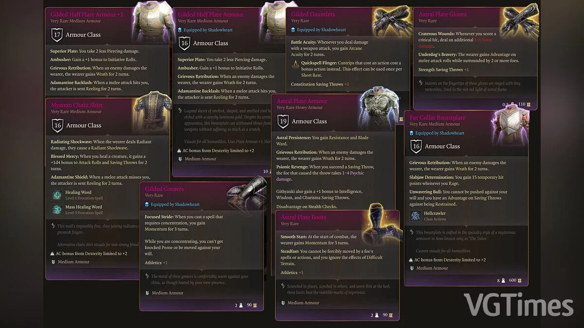 Baldur&#039;s Gate 3 — Новый набор брони и одежды