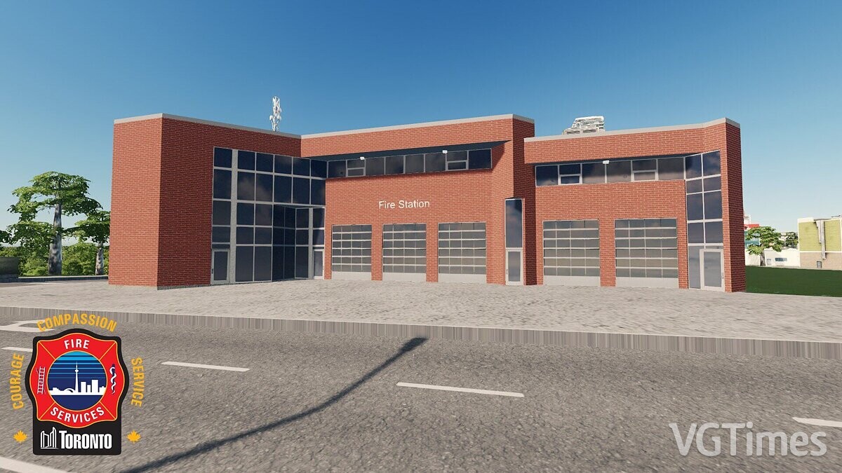 Cities: Skylines — Fire Station 442 in Toronto