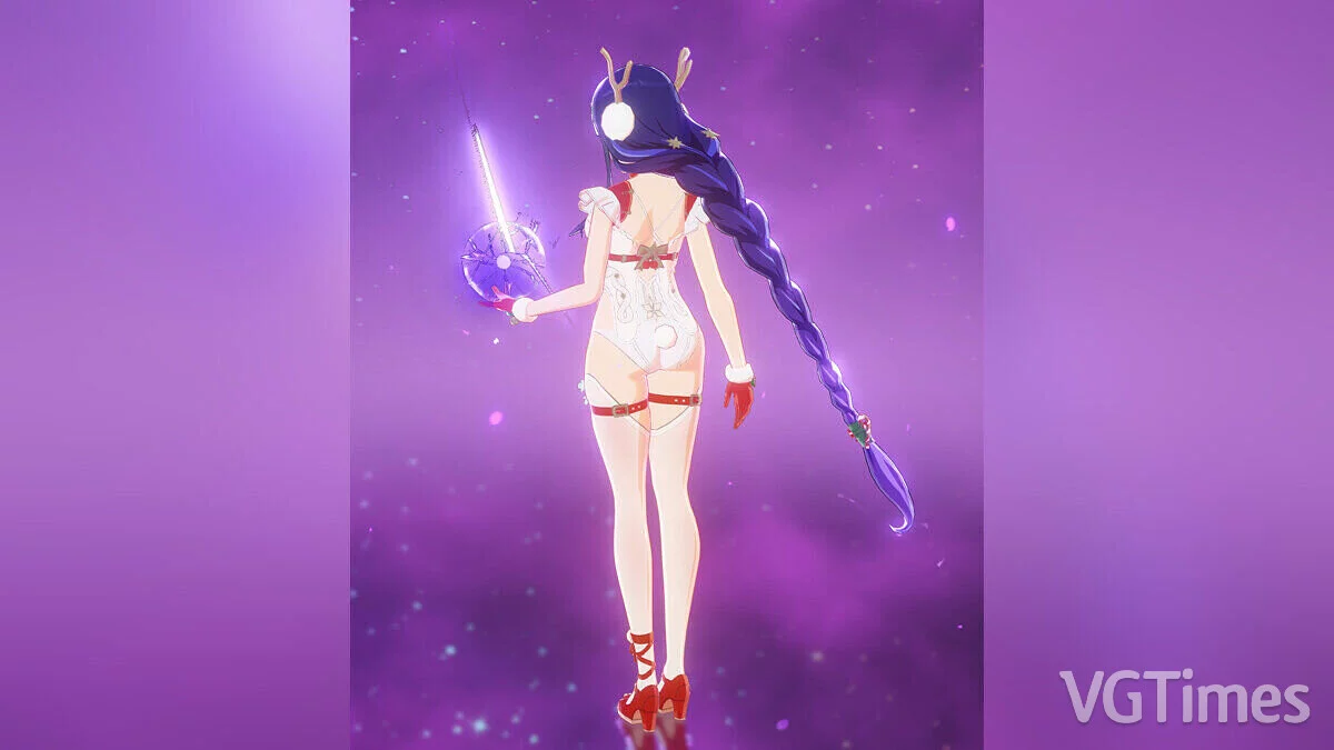 Genshin Impact — Сёгун Райдэн в зимнем костюме