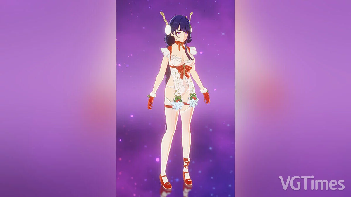 Genshin Impact — Сёгун Райдэн в зимнем костюме