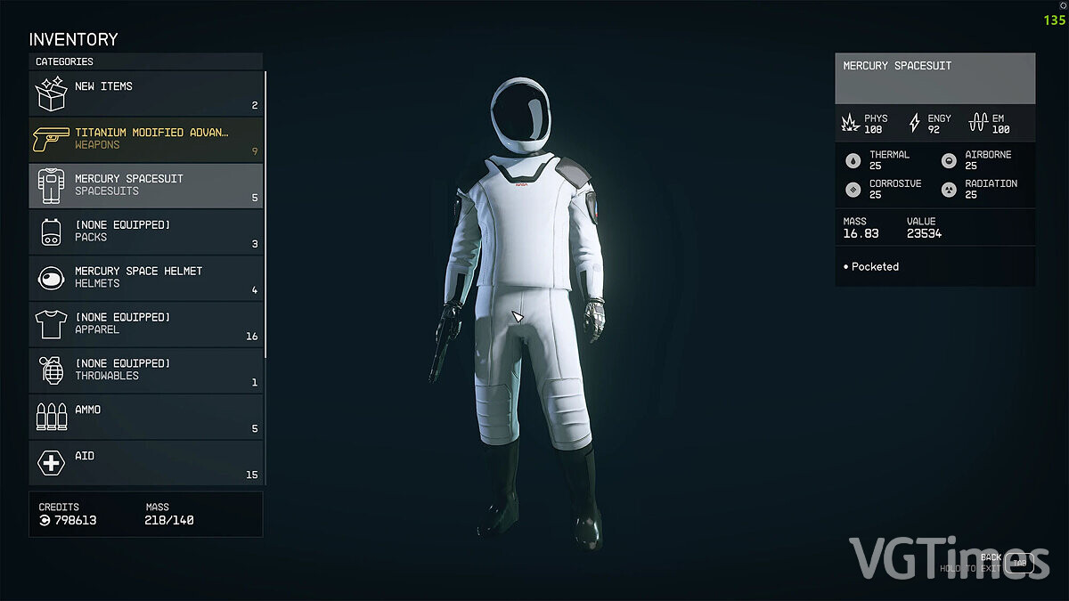 Starfield — SpaceX suit