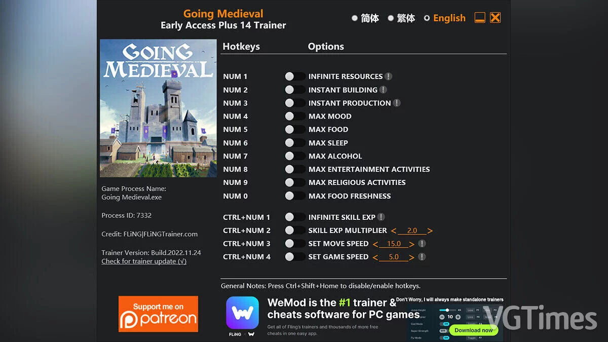 Going Medieval — Entrenador (+14) [EA: 25/12/2023]