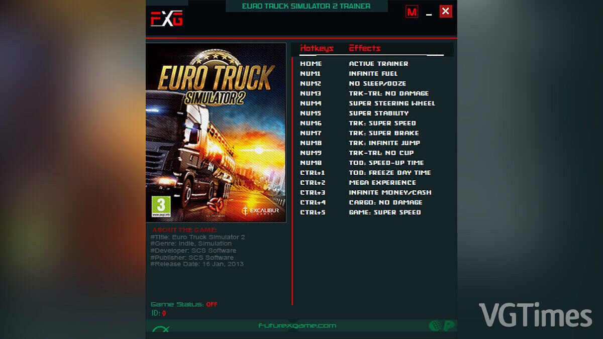 Euro Truck Simulator 2 — Trainer (+15) [1.16.x - v1.49.x.x]