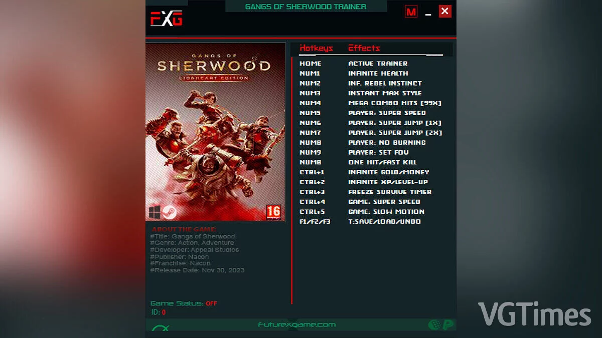 Gangs of Sherwood — Entrenador (+16) [1.5.253310]