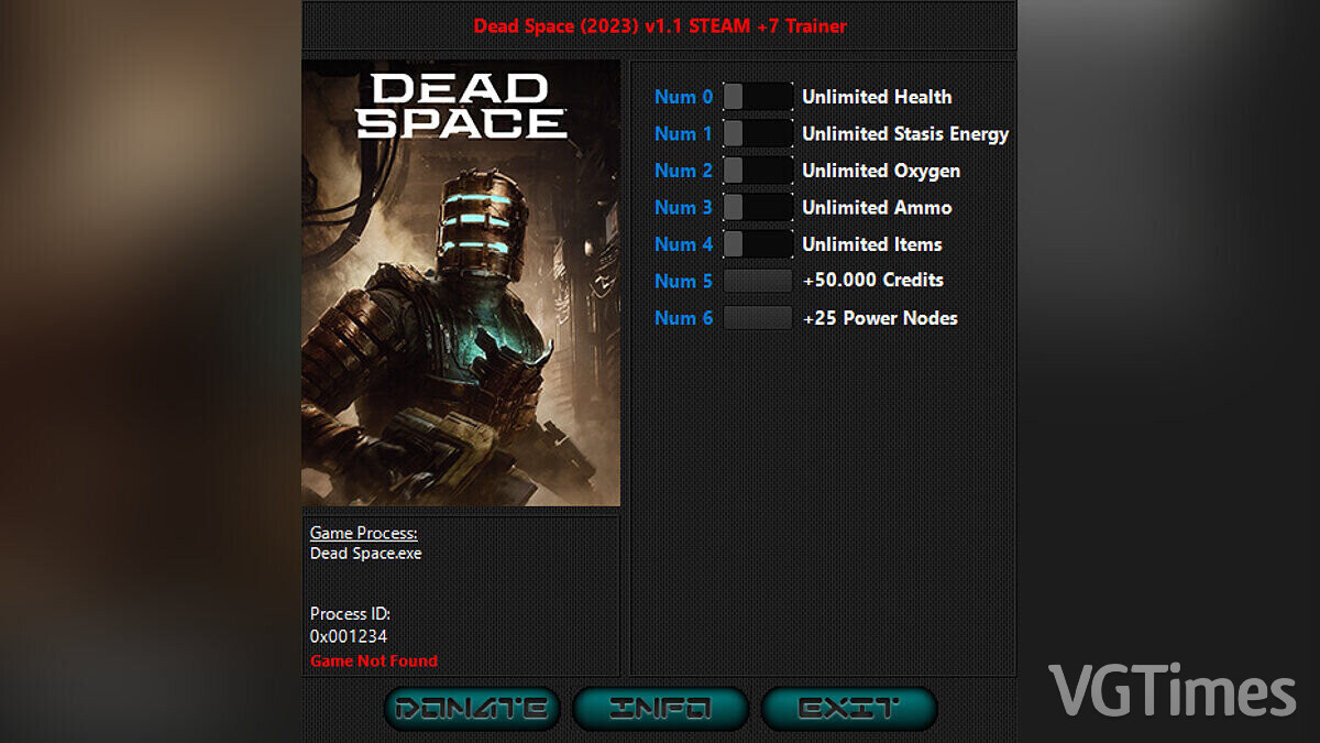 Dead Space — Trainer (+7) [1.1: UPD: 12/19/2023]