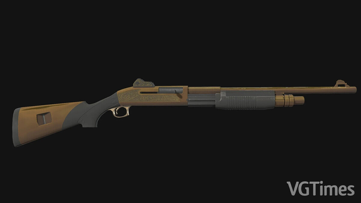 Resident Evil Village Gold Edition — Golden M3 from the game Counter-Strike Online 2