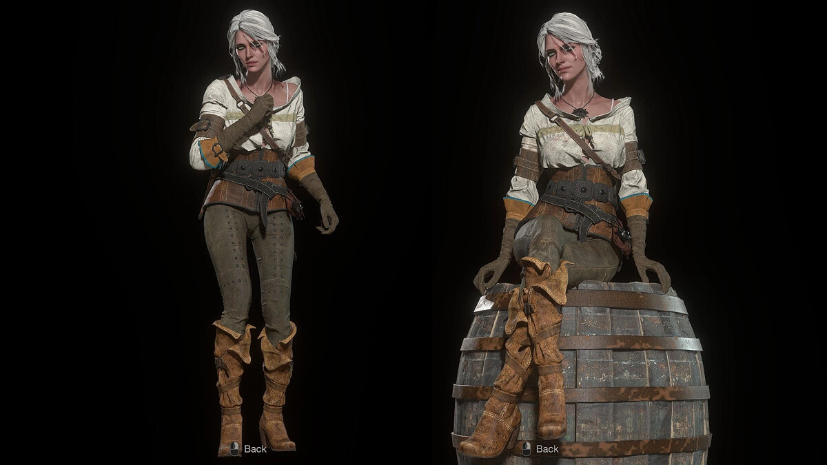 Resident Evil 4 Remake (2023) — Ciri instead of Ashley