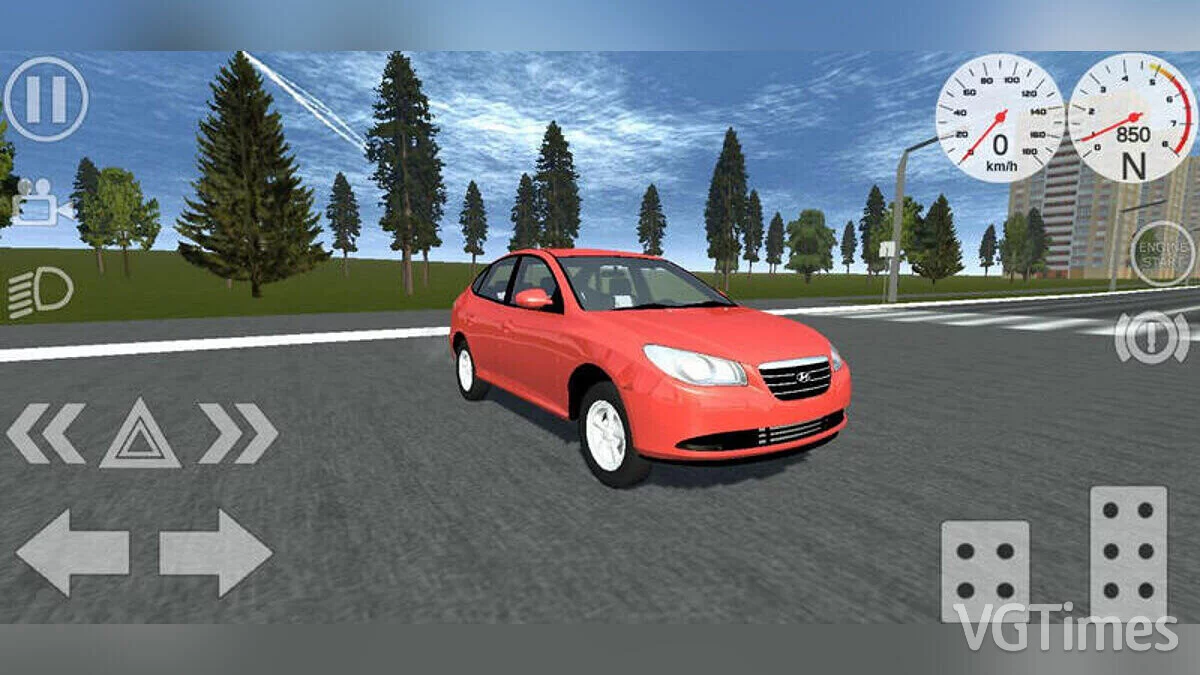 Simple Car Crash Physics Sim — Hyundai Elantra 2008